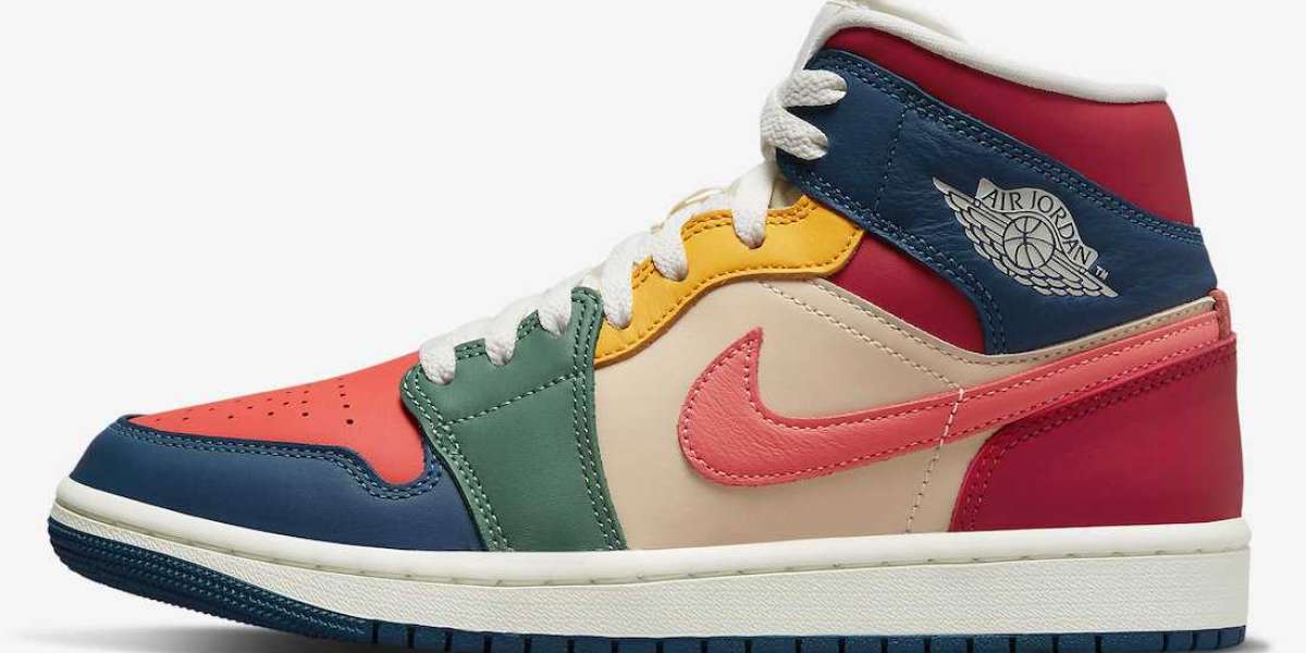 Air Jordan 1 Mid "Multi-Color" DN3738-400 Overturned Color Palette Is there a surprise?